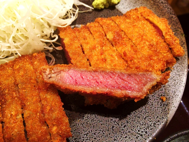 【京都勝牛　天神西通り】柔らか牛カツをいろんな味わいで楽しみました。