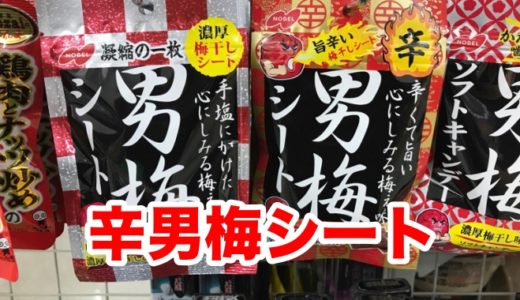 【辛男梅シート】眠気覚ましにはもう一歩。酸っぱさと辛さは両立しない？