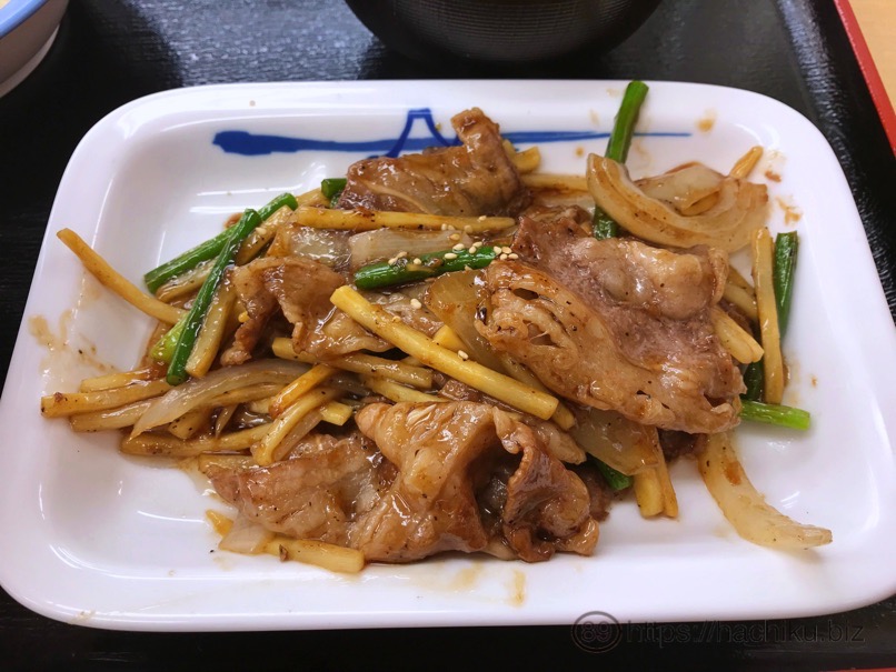 Matsuya gyutake itame 4